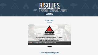 Sécurité - Nouveau portail interministériel des risques majeurs : risques.gouv.fr