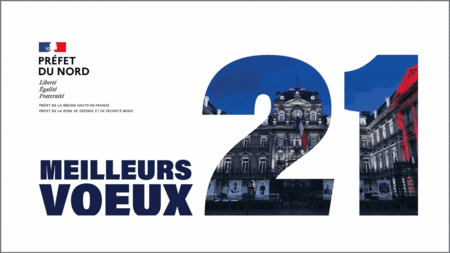 Meilleurs vœux 2021 à l'ensemble des habitants de la région Hauts-de-France