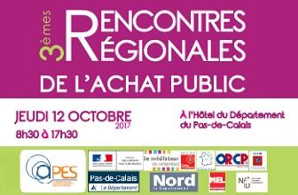 Achat public - 3e rencontres régionales le 12 octobre à Arras : inscrivez-vous !