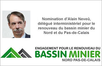 Nomination d’Alain Neveü, délégué interministériel pour le renouveau du bassin minier du Nord et du Pas-de-Calais