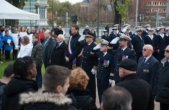 Cérémonie - Le sous-préfet de Dunkerque rend hommage aux fusiliers marins de la brigade de l'amiral Ronarc'h