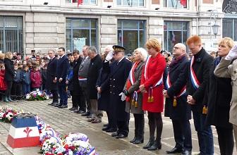 Commémoration de la victoire et de la paix - 100e anniversaire de l'armistice de 1918 et hommage à tous les morts pour la France