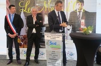 Développement économique - Le sous-préfet d'Avesnes-sur-Helpe inaugure la zone commerciale Frun Shopping à Fourmies