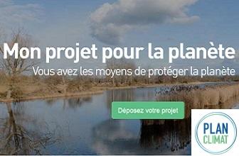 Environnement - « Mon projet pour la planète » : plus que deux mois pour déposer vos projets et participer à la lutte contre le changement climatique !