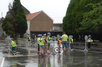 Sécurité routière - Journée de sensibilisation des enfants de Raismes à la sécurité routière sous l'angle de la pratique cycliste