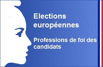 Élections européennes - Les professions de foi des listes candidates consultables en ligne !