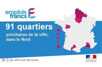 Emploi - Extension du dispositif "Emplois francs" : signatures de contrats à Maubeuge et à Dunkerque