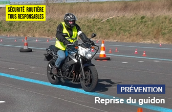 Sécurité - Mise en place des actions « Reprise de guidon » pour sensibiliser les motards à la sécurité routière