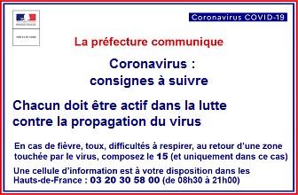 Coronavirus - mobilisation
