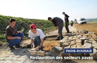 Paris-Roubaix - Le lycée horticole de Raismes poursuit son engagement pour la rénovation des secteurs pavés