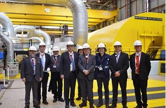 Production d'électricité - Le préfet visite les installations de la centrale de Gravelines