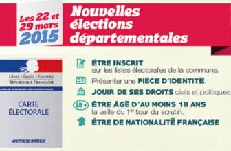 Elections départementales des 22 et 29 mars 2015 : #OuiJeVote