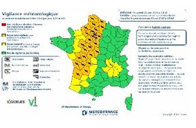 Alerte Météo - Vigilance orange orages - Samedi 21 mai 2016
