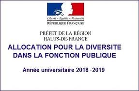 Allocation pour la diversité dans la fonction publique 2018-2019