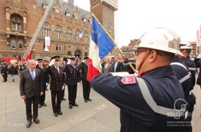 « Courage et dévouement » - Le préfet participe au congrès départemental des sapeurs-pompiers du Nord 