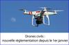 Drones civils - Nouvelle réglementation depuis le 1er janvier 2016