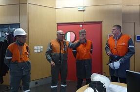 Économie - Le préfet visite le site d’ArcelorMittal à Dunkerque