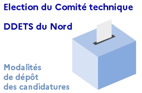 Election - Comité technique de la DDETS du Nord - Dépôt des candidatures
