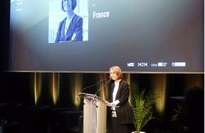 Françoise Nyssen, au Forum européen des Projets et des Talents dans le cadre de Séries Manias
