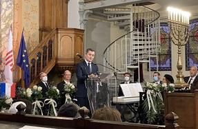 Gérald Darmanin, ministre de l’Intérieur, a inauguré la restauration de la Grande Synagogue de Lille