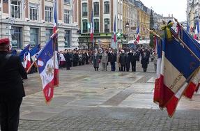 Hommage aux morts pour la France pendant la guerre d'Algérie et les combats en Tunisie et au Maroc 