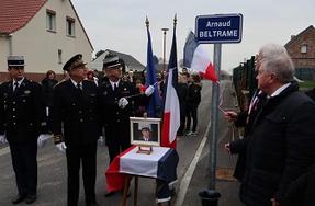 Hommage - Inauguration de la rue Arnaud Beltrame à Rumilly-en-Cambrésis