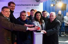 Inauguration des installations de branchement électrique à quai au Grand Port Maritime de Dunkerque