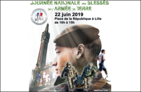 Journée nationale des blessés de l’armée de Terre à Lille