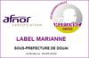 Label Marianne - La sous-préfecture de Douai distinguée pour la qualité de son accueil