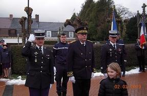 Le sous-préfet de Dunkerque à la cérémonie de la Ste Geneviève, patronne de la Gendarmerie nationale