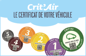 Lutte contre la pollution - Favoriser les véhicules propres avec le « certificat qualité de l’air »