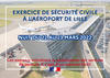 Organisation d'un exercice de sécurité civile dans la nuit du 22 au 23 mars 2022
