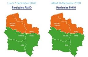 Pollution atmosphérique : mesures de réduction des émissions de polluants - Nord et Pas-de-Calais