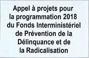 Prévention de la délinquance et de la radicalisation - Lancement de l'appel à projets 2018
