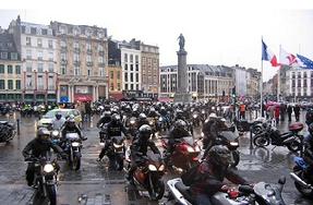 Samedi 10 octobre à Lille - Manifestation des « motards en colère » - Perturbation de la circulation