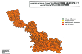 Sécheresse - Le préfet maintient le département en alerte renforcée jusqu’au 31 décembre
