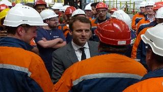 Vallourec - Déplacement d'Emmanuel Macron, ministre de l’Economie, de l’Industrie et du Numérique