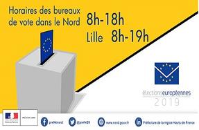 Elections européennes - Horaires d'ouverture des bureaux de vote