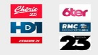 Logos des 6 nouvelles chaînes gratuites de la TNT