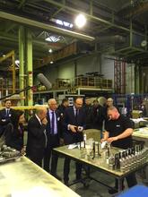 Le Premier ministre visite l'entreprise Pronal de Leers