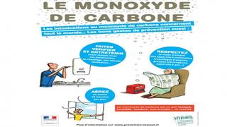 prévention aux risques d'intoxication par le monoxyde de carbone