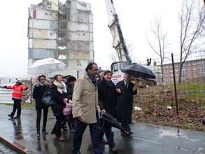 Rénovation urbaine - Patrick Kanner, ministre de la Ville, en déplacement à Roubaix