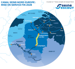 Canal seine nord europe visuel