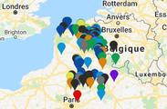 Carte des entreprises des Hauts-de-France fournisseurs d'EPI