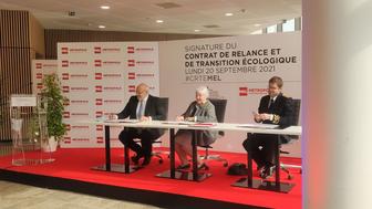 Jacqueline Gourault a co-signé le Contrat de relance et de transition écologique (CRTE) de la MEL