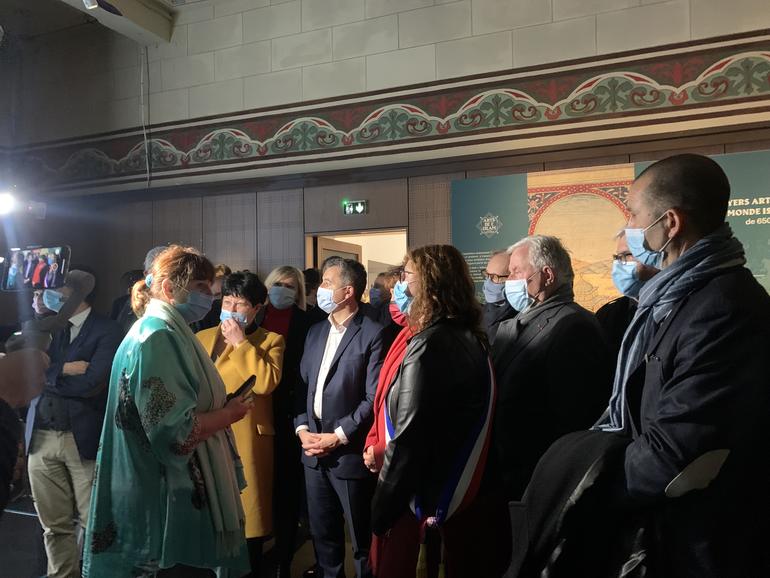 Roselyne Bachelot et Gérald Darmanin inaugurent l’exposition sur les arts de l’Islam à Tourcoing