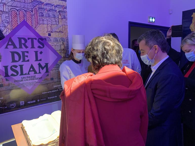 Roselyne Bachelot et Gérald Darmanin inaugurent l’exposition sur les arts de l’Islam à Tourcoing