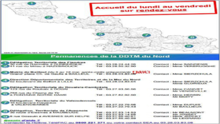 TéléPAC 2014 - Carte des sites DDTM
