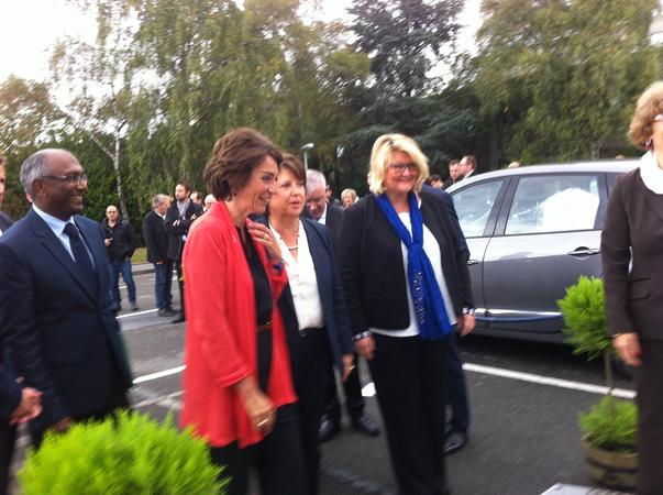 Marisol Touraine arrive au CHRU de Lille le 9 octobre 2014-visuel