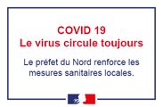 Covid-19 - Le département du Nord en zone de circulation active du virus